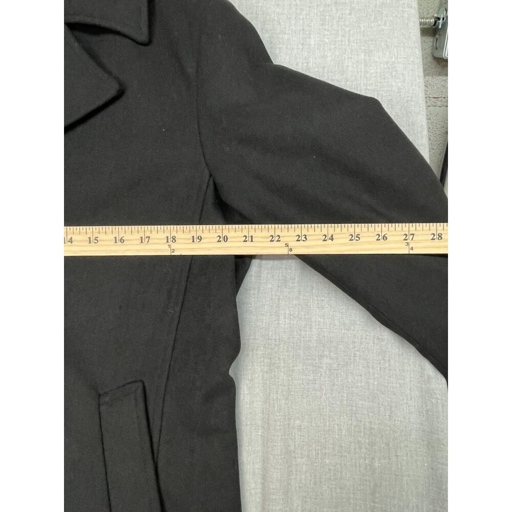 Women's Double Button Wool / Polyester Jacket In … - image 2